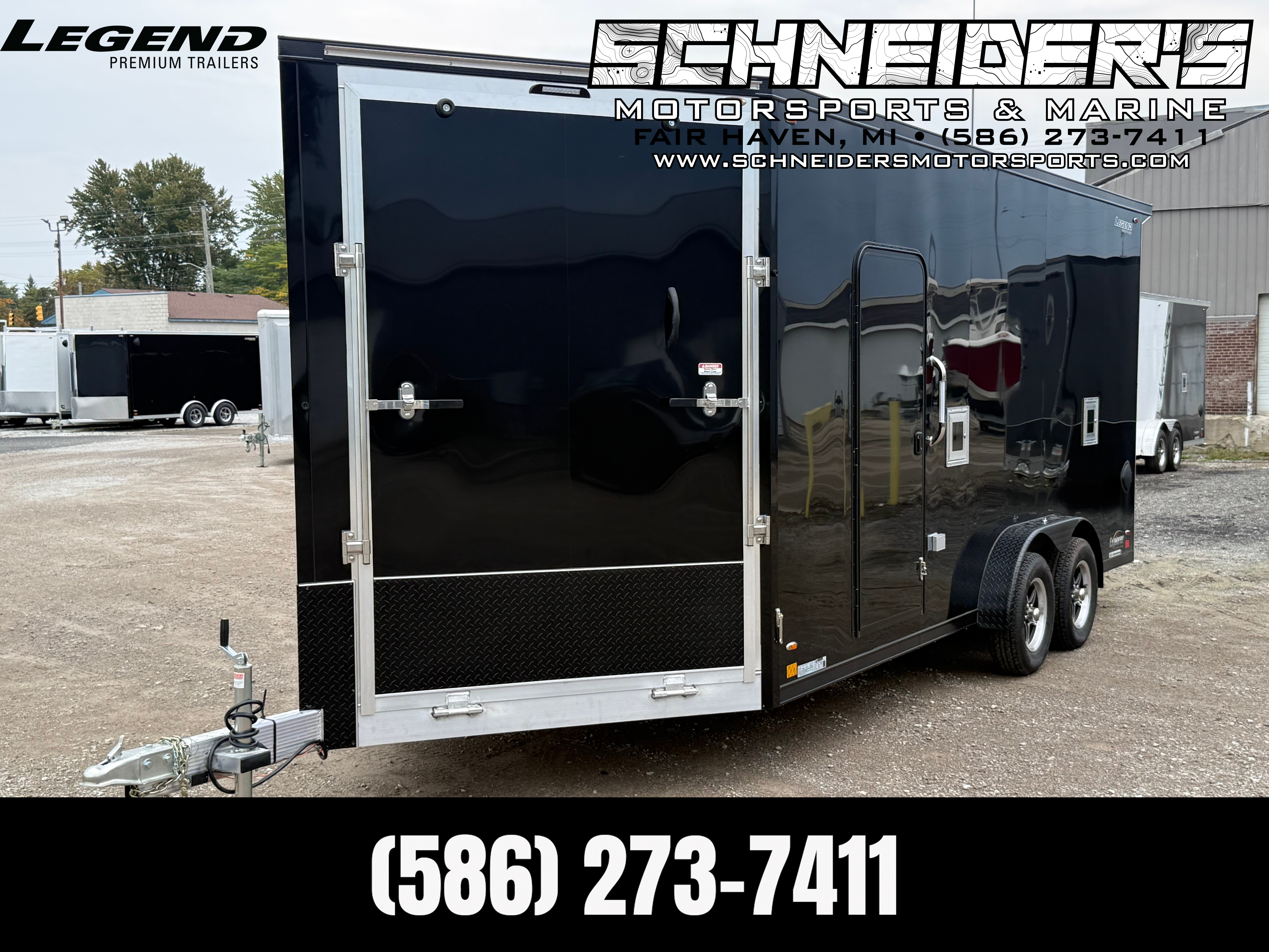 2027 Legend 7.5x23 Explorer Tandem Axle ATV/Snowmobile Trailer in fair haven MI