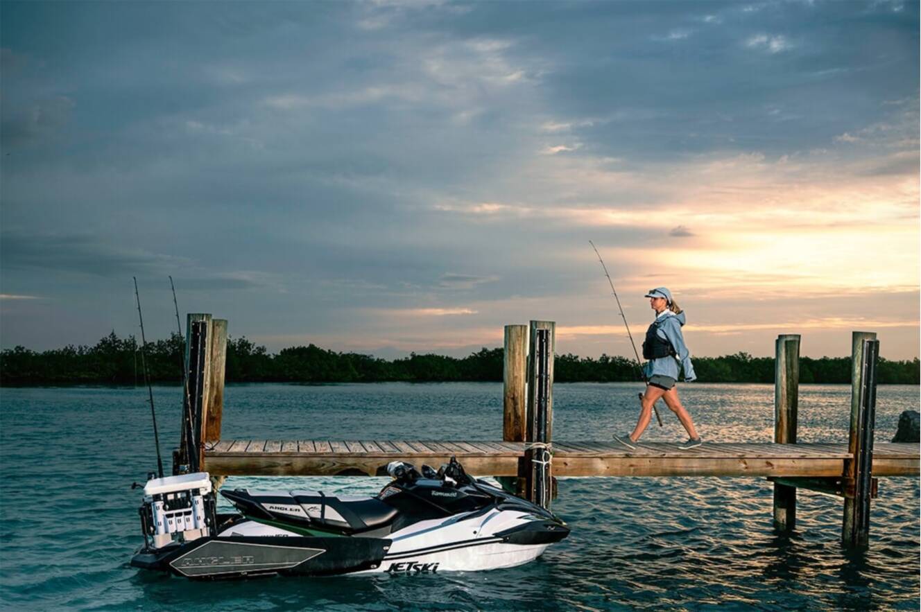 A photo of this 2025 Kawasaki Jet Ski® Ultra® 160LX-S Angler