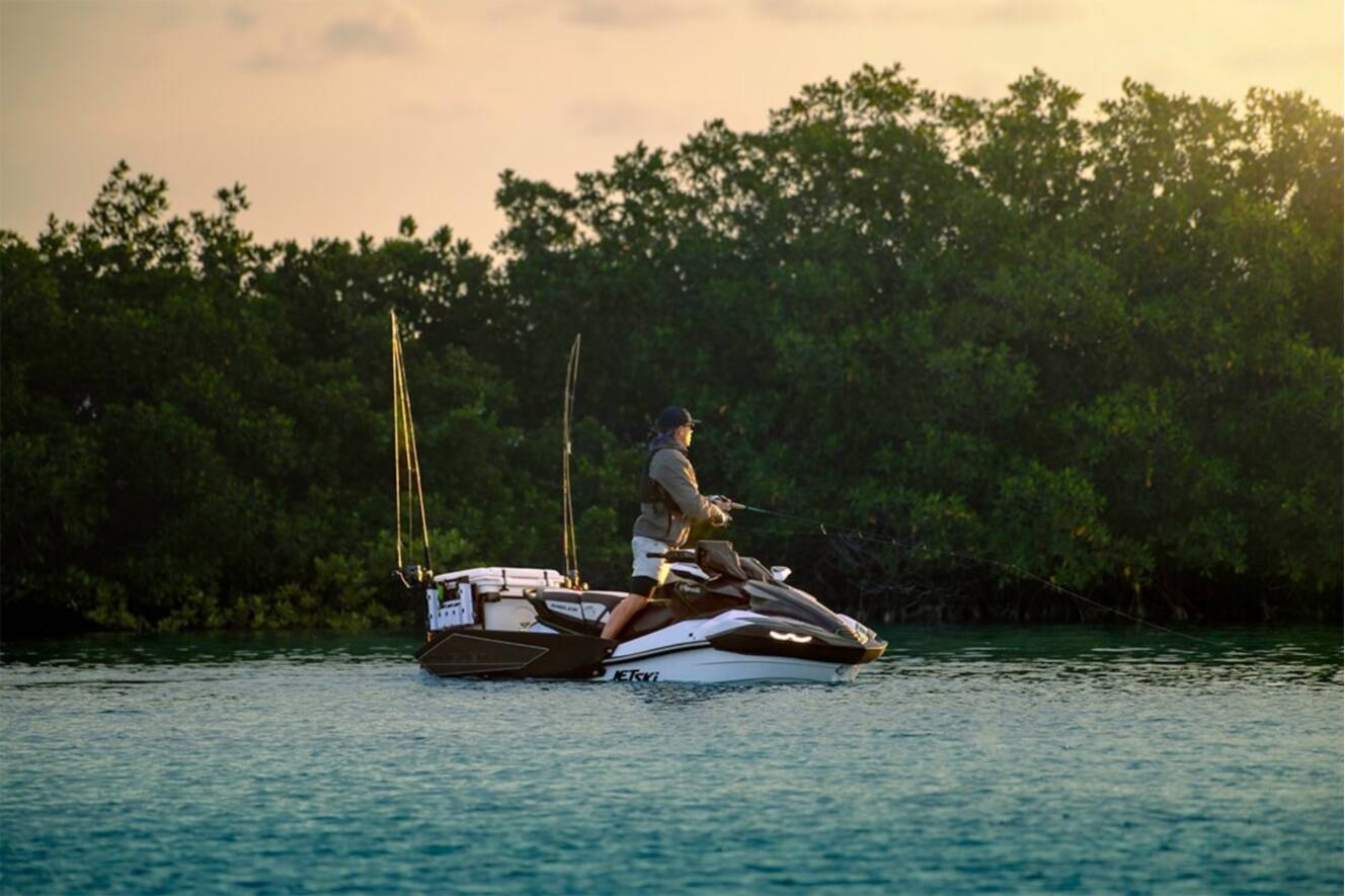 A photo of this 2025 Kawasaki Jet Ski® Ultra® 160LX-S Angler