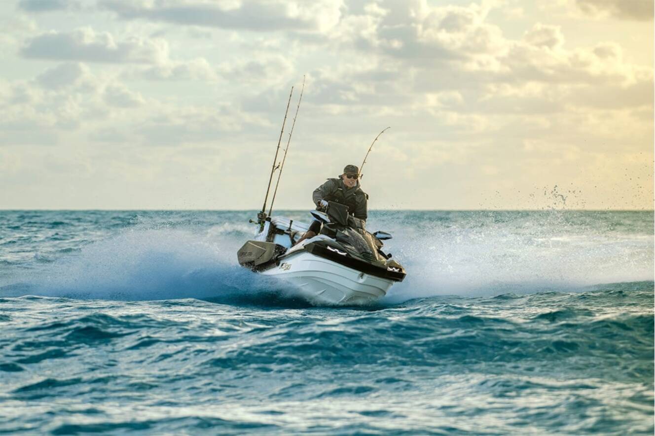 A photo of this 2025 Kawasaki Jet Ski® Ultra® 160LX-S Angler