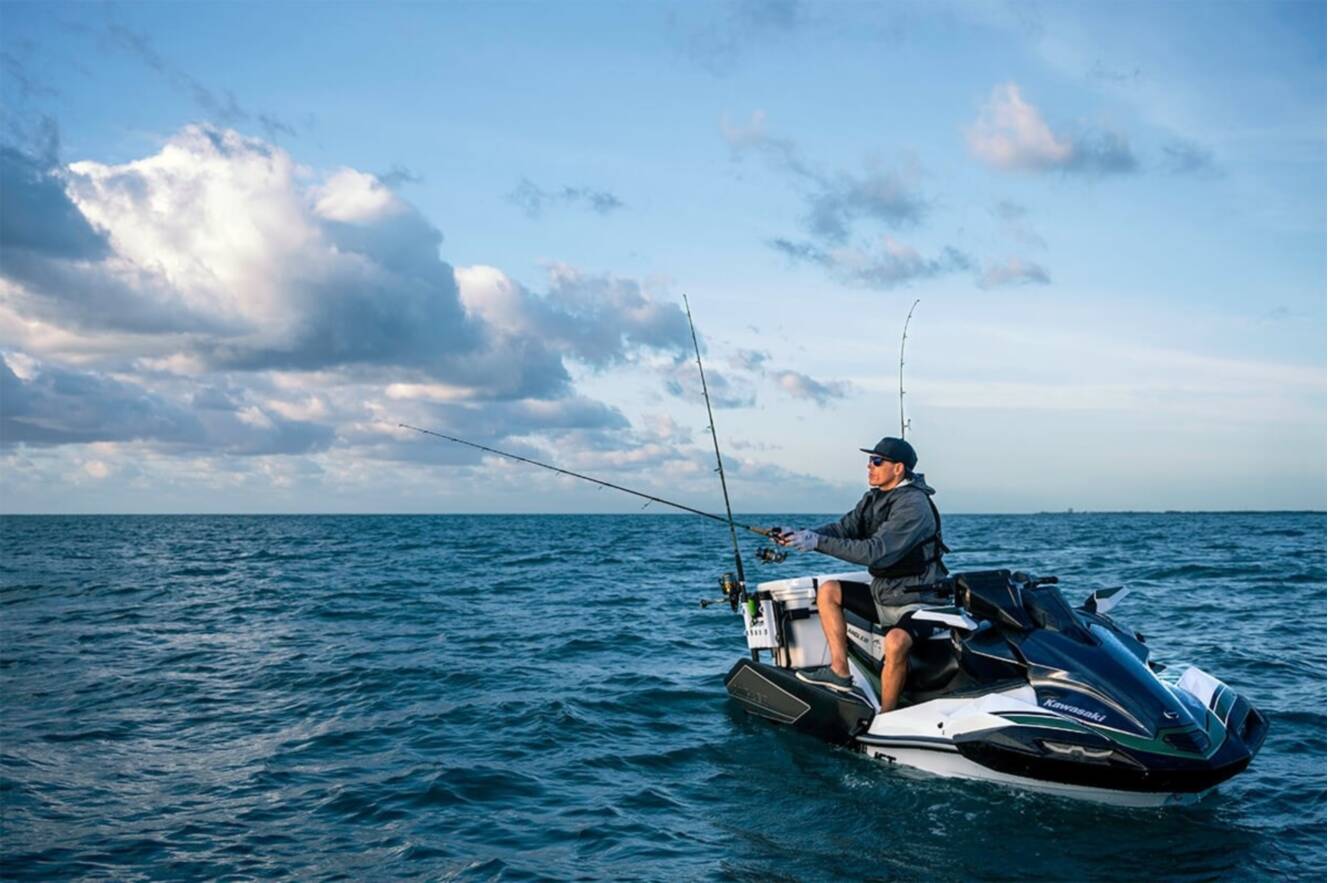 A photo of this 2025 Kawasaki Jet Ski® Ultra® 160LX-S Angler