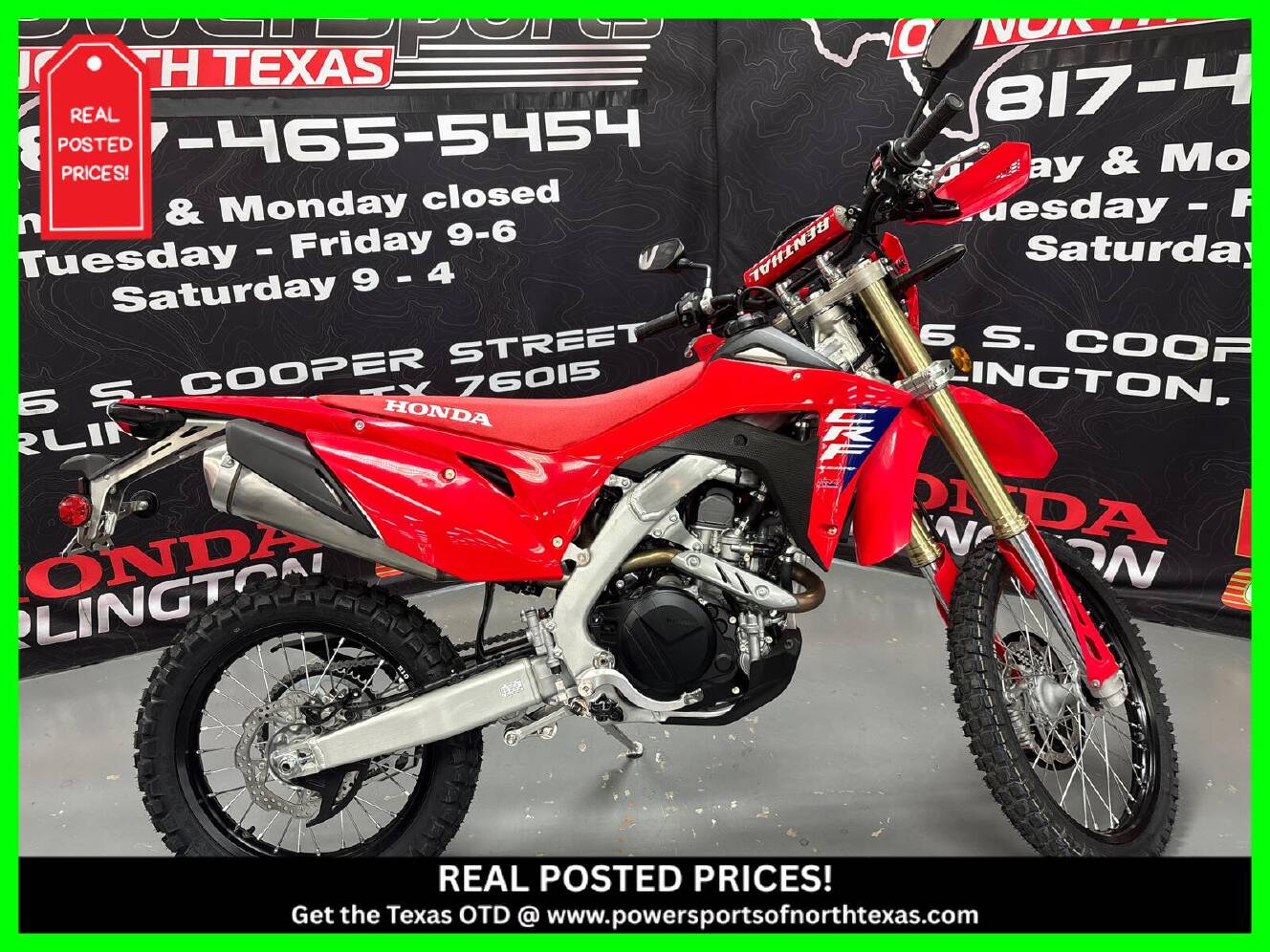 A photo of this 2026 Honda CRF450RL
