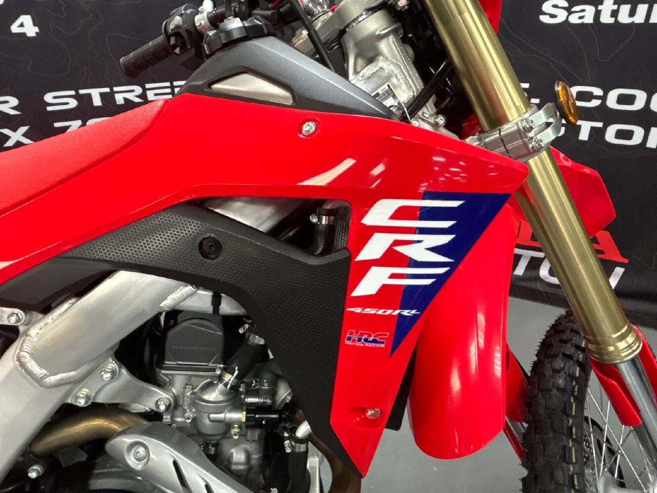 A photo of this 2026 Honda CRF450RL