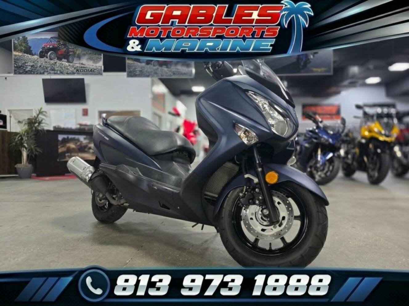 A photo of this 2022 Suzuki Burgman 200