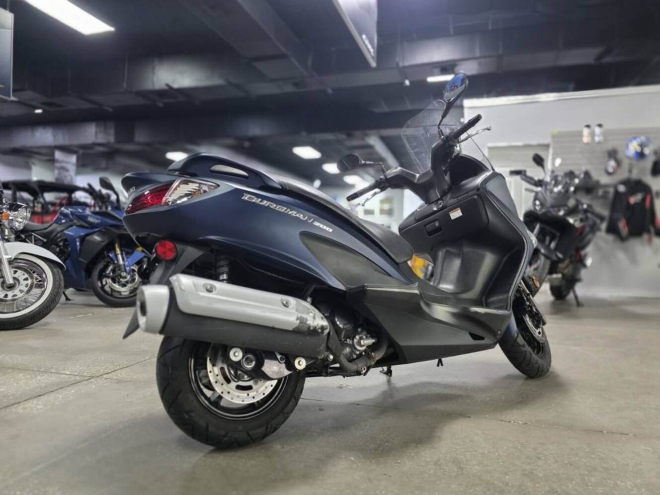 A photo of this 2022 Suzuki Burgman 200