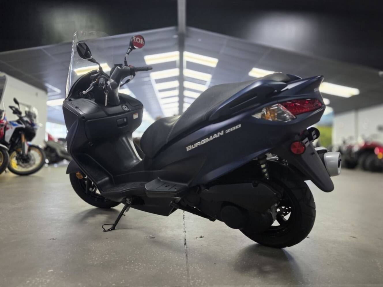 A photo of this 2022 Suzuki Burgman 200