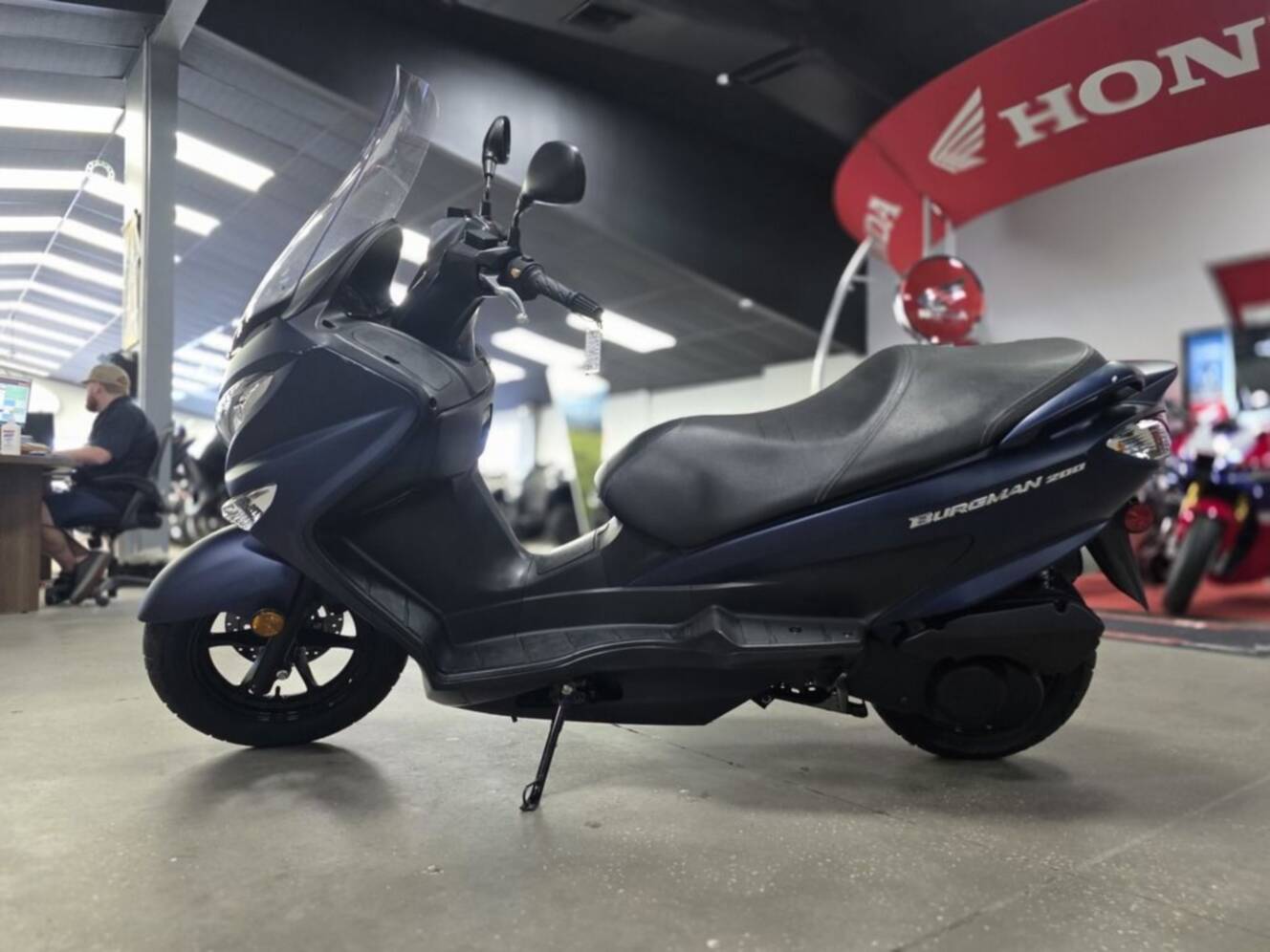 A photo of this 2022 Suzuki Burgman 200