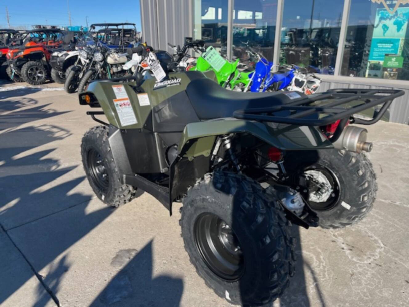 A photo of this 2025 Suzuki KingQuad 400 FSi
