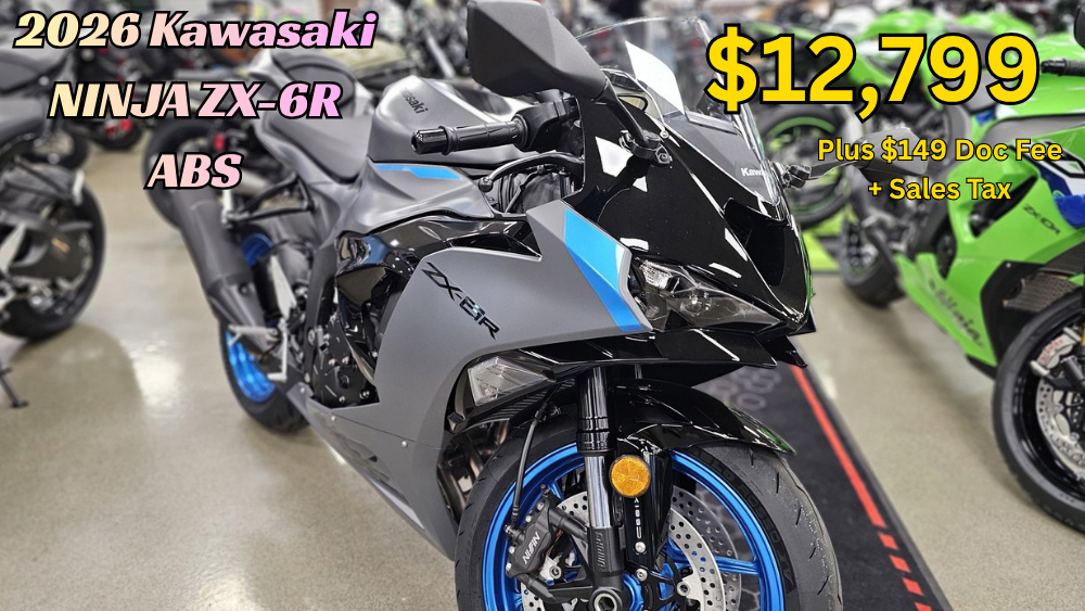 2026 Kawasaki Ninja ZX-6R ABS ABS in Whiteland, IN