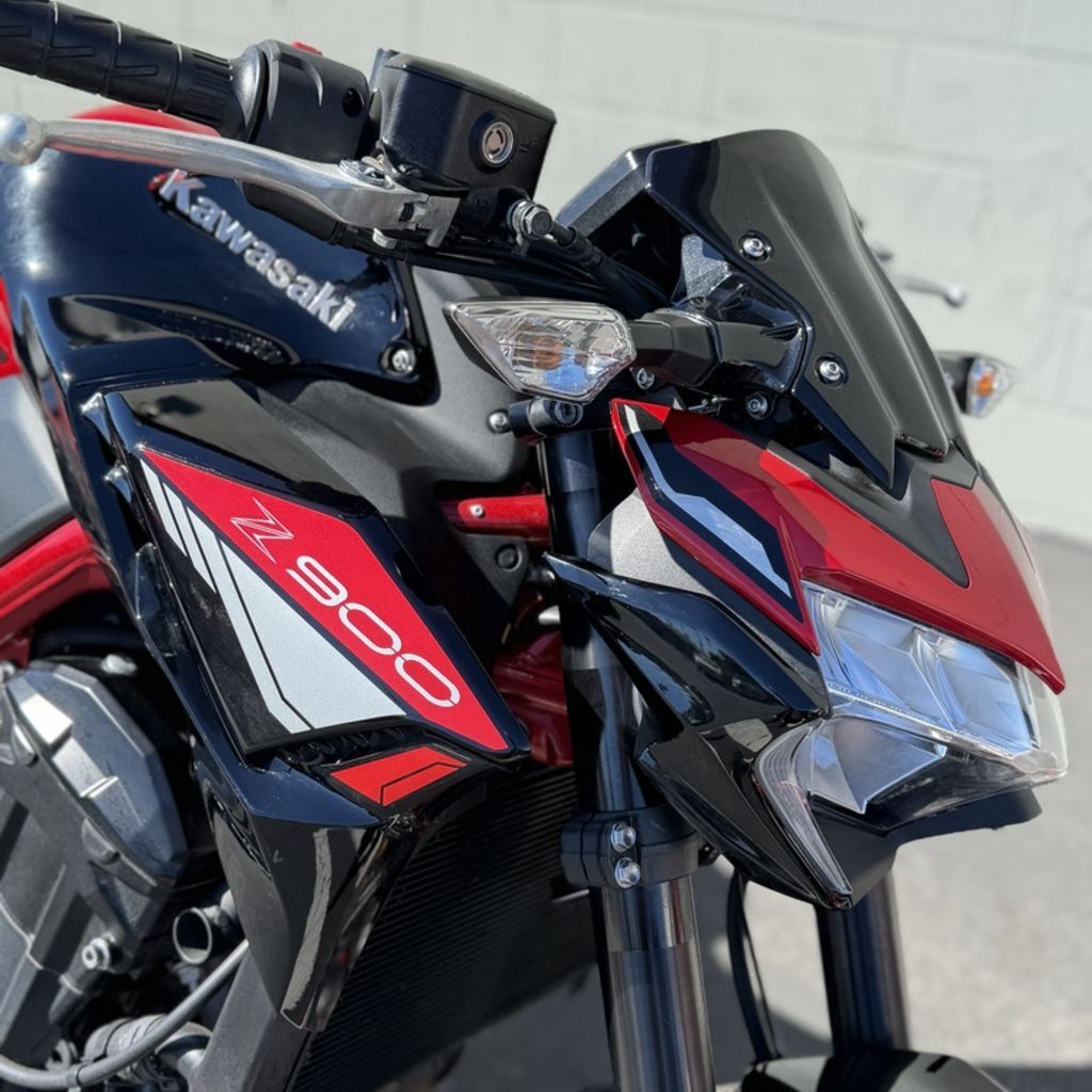 Used 2024 Kawasaki Z900 Candy Persimmon Red/ebony Abs For Sale in