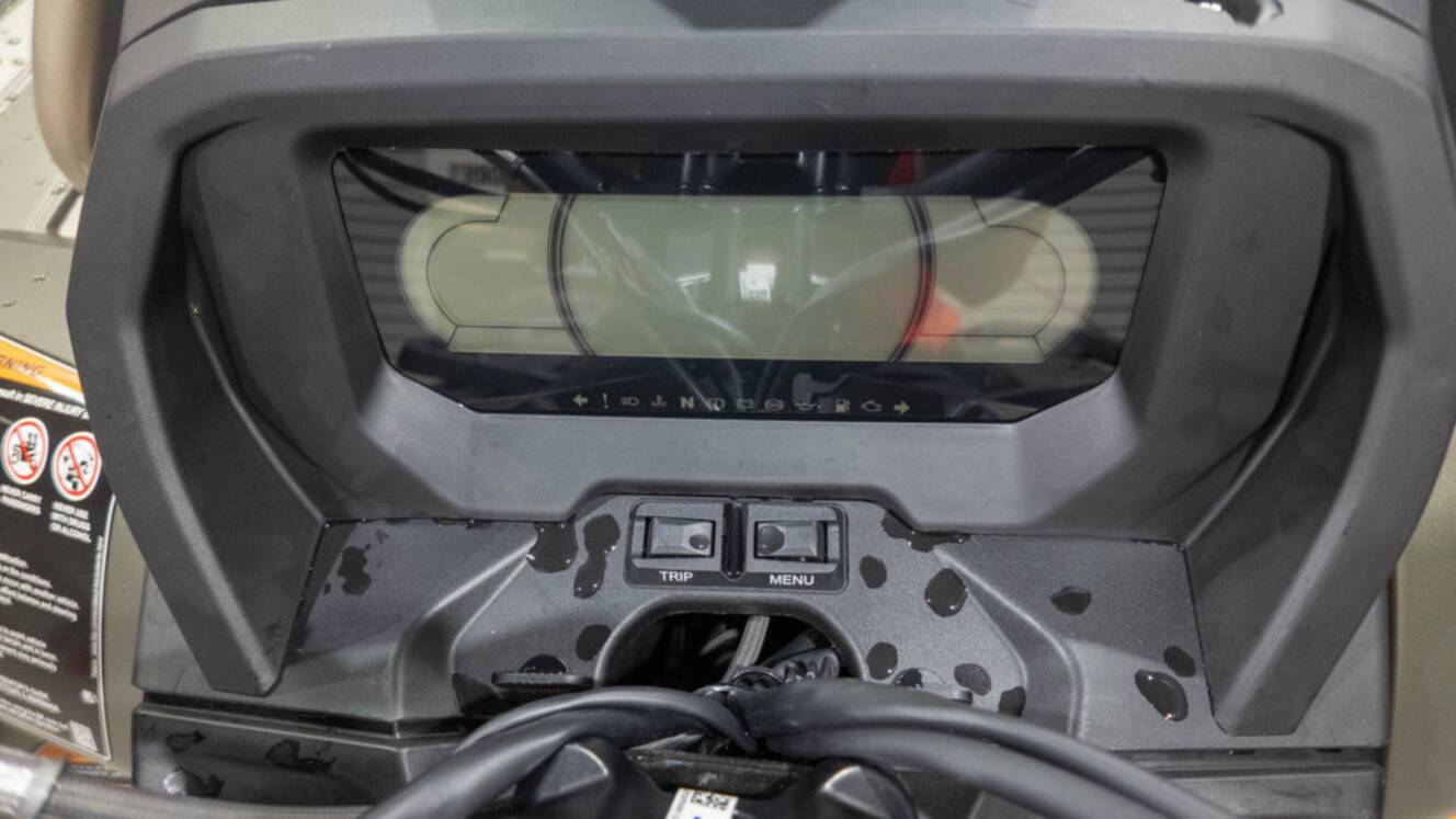 A photo of this 2026 Can-Am Outlander X mr 1000R Loft Green Satin