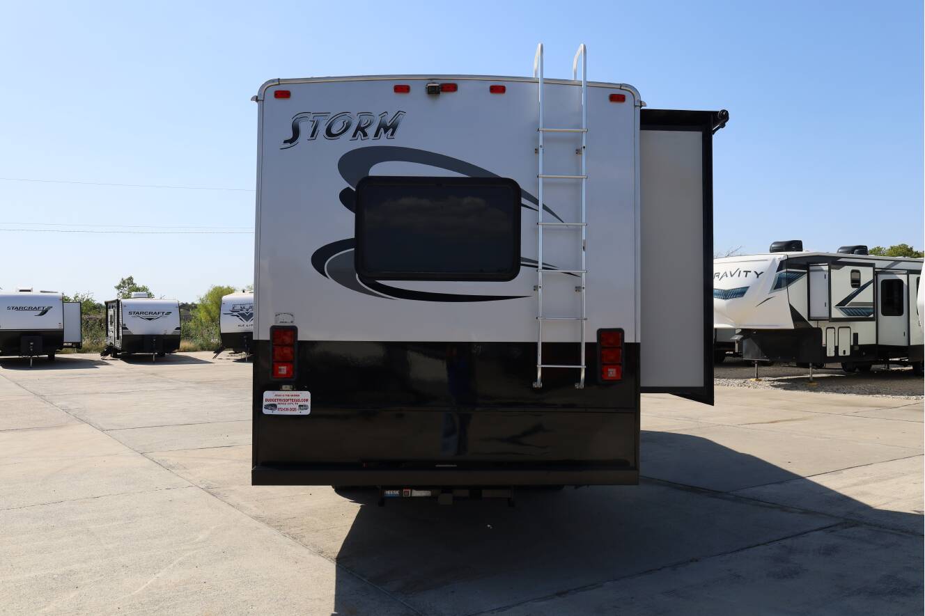 A photo of this 2013 Fleetwood Storm 32BH