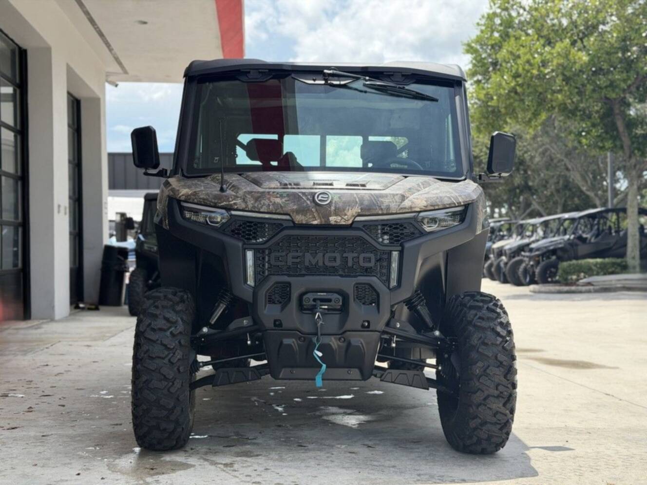A photo of this 2027 CFMOTO UFORCE U10 XL Pro Highland EPS TrueTimber® Kanati Camo