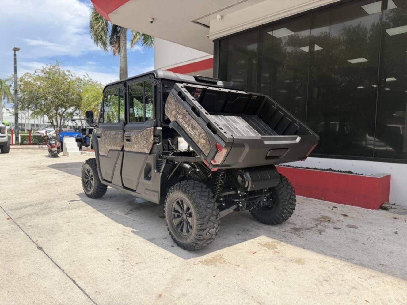 A photo of this 2027 CFMOTO UFORCE U10 XL Pro Highland EPS TrueTimber® Kanati Camo