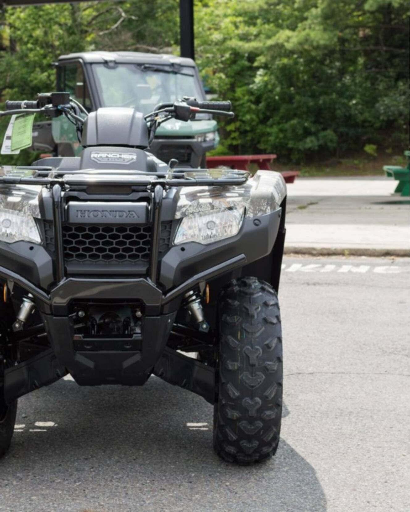 A photo of this 2027 Honda® FourTrax Rancher 4X4 TrueTimber® Atera Camo