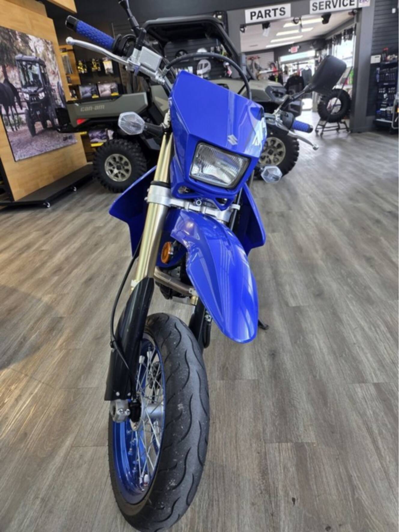A photo of this 2024 Suzuki DR-Z400SM