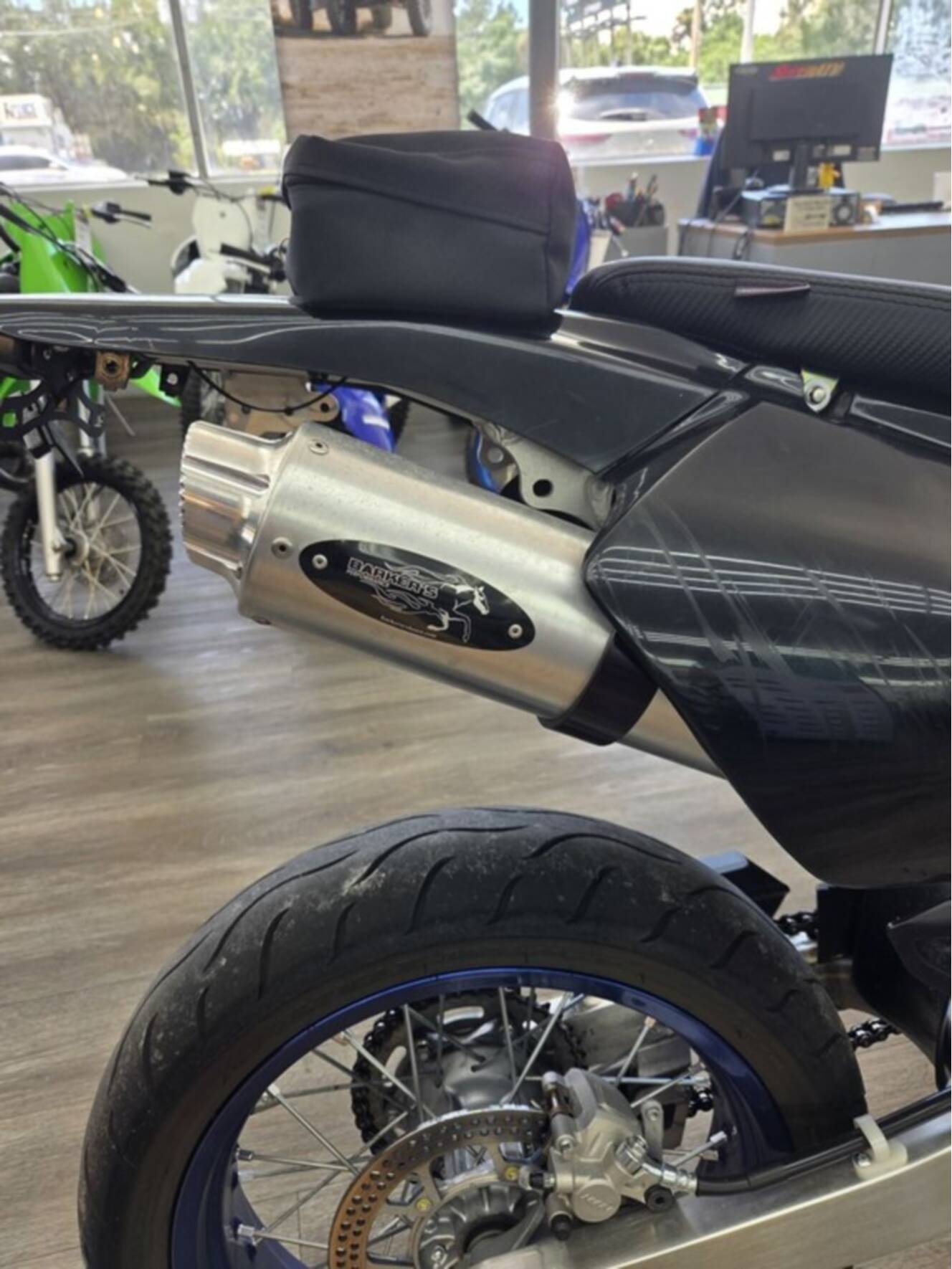 A photo of this 2024 Suzuki DR-Z400SM