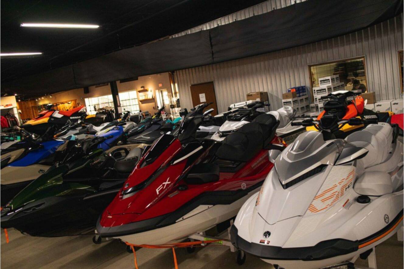 A photo of this 2026 Sea-Doo FishPro Scout 130