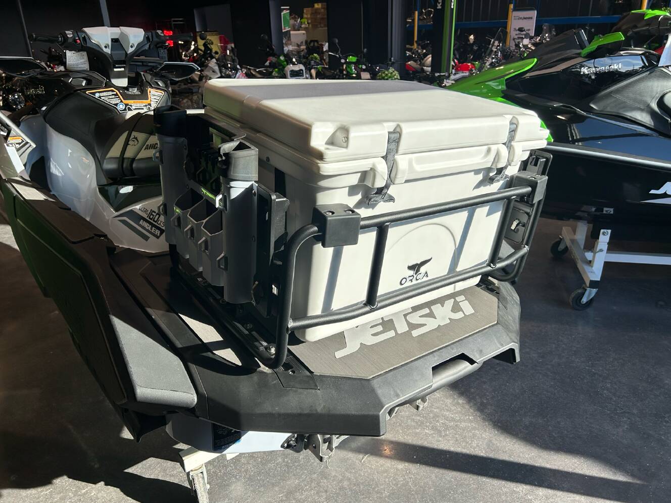 A photo of this 2025 Kawasaki Jet Ski® Ultra® 160LX-S Angler