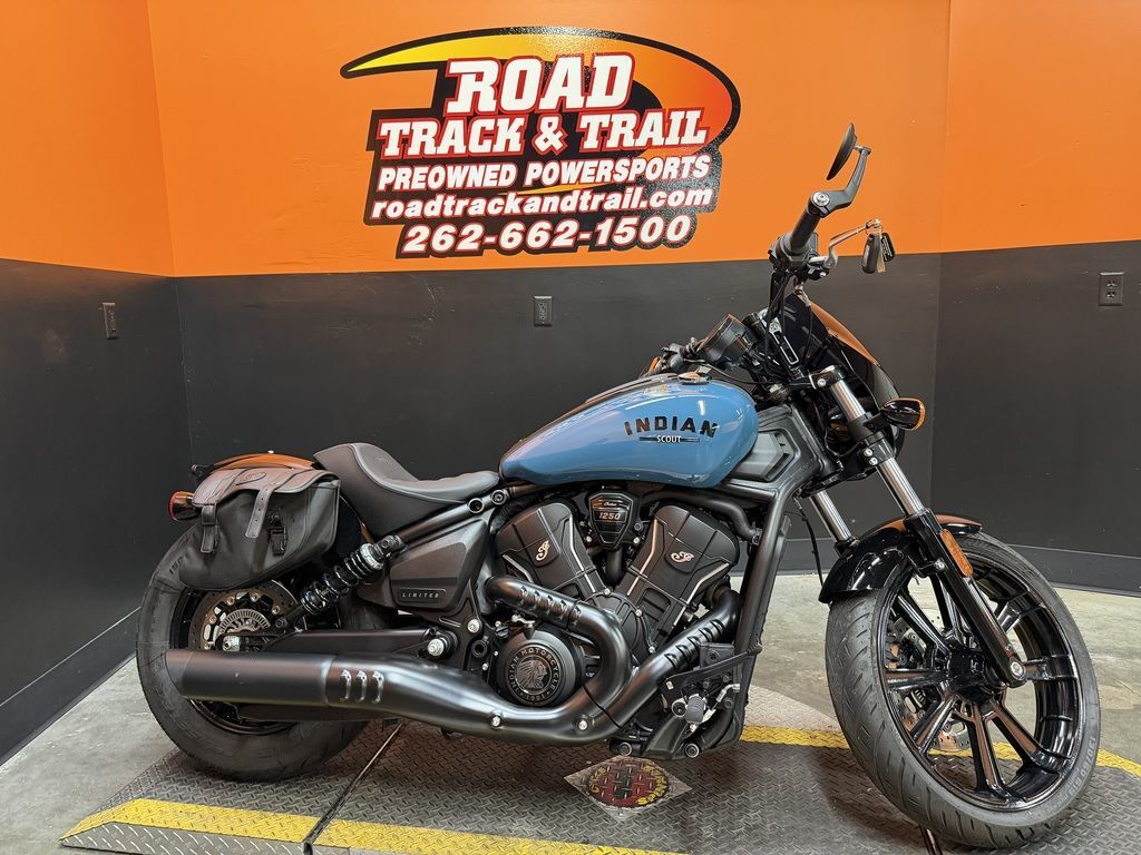 2025 Indian Motorcycle® Sport Scout® Limited +Tech Storm Blue LIMITED + TECH in Big Bend, WI