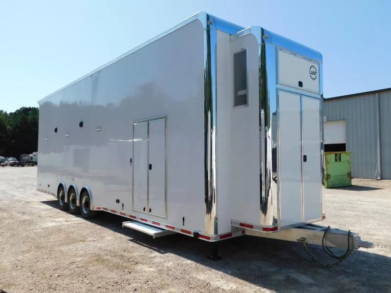 2025 United Trailers United UAT 34' Aluminum Stacker Loaded w/24' Dragster L in Hope Mills, NC