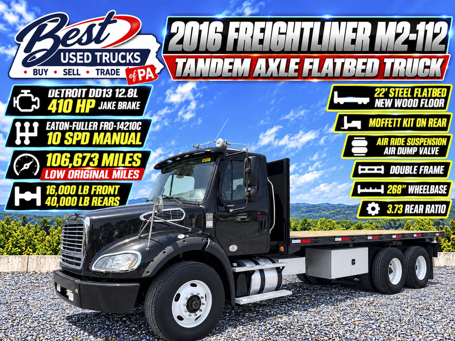 2016 FREIGHTLINER BUSINESS CLASS M2 112 in Myerstown, PA