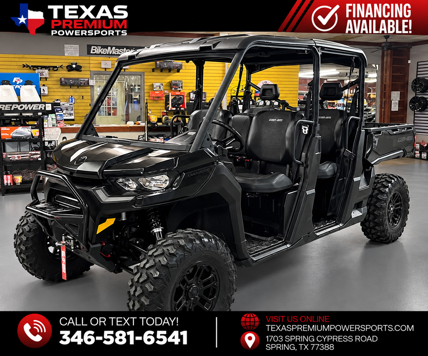 2025 Can-Am DEFENDER MAX HD10 LONE STAR DPS 4X4 EFI UTV/Utility ATV