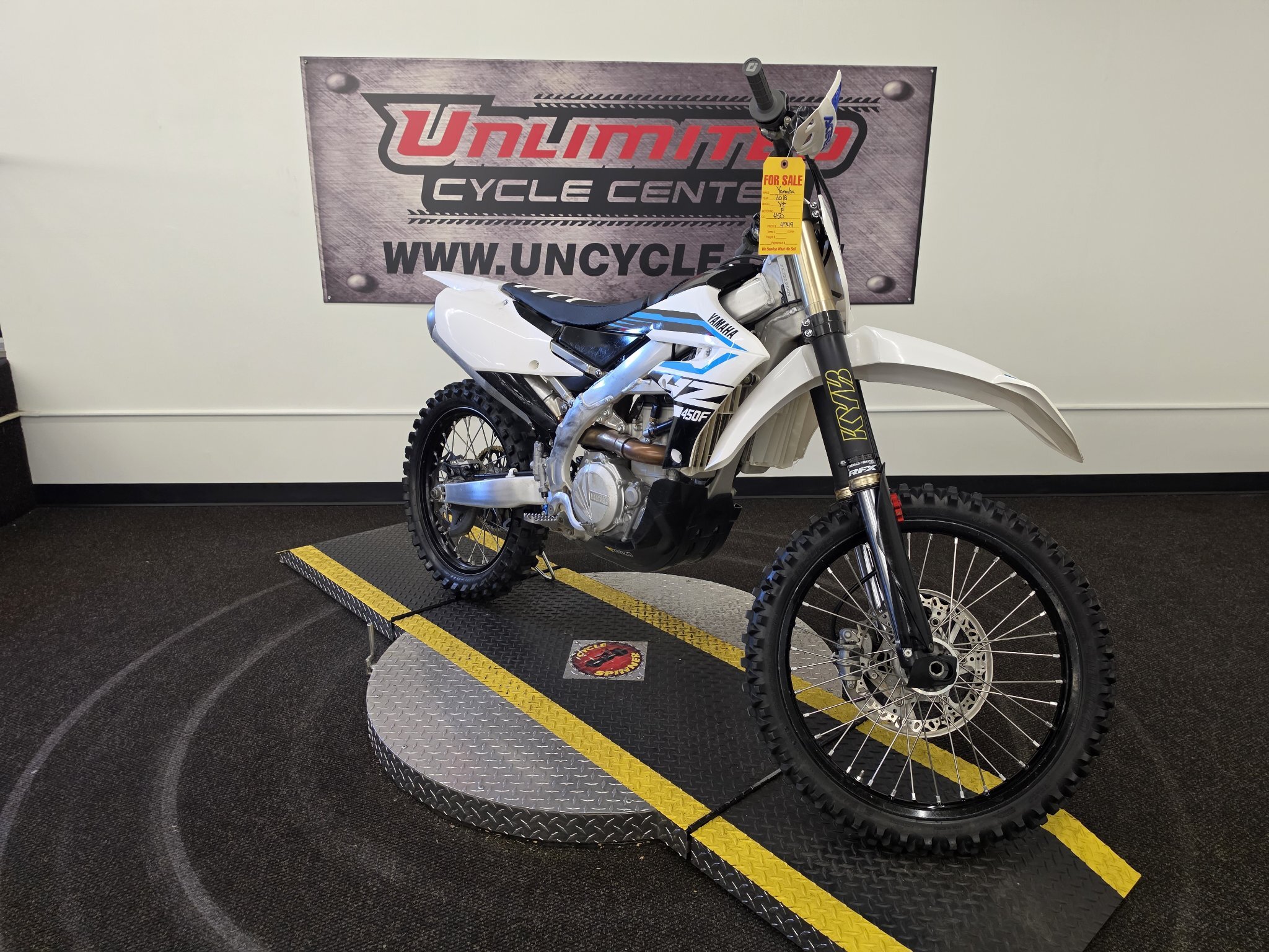2018 Yamaha YZ450F 450F in Tyrone, PA