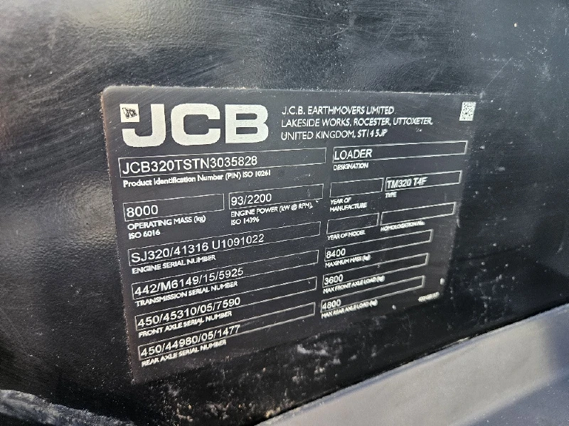 2022 JCB TM 320