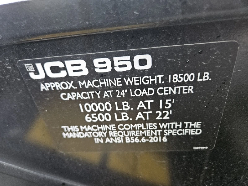 2026 JCB 950 RTFL