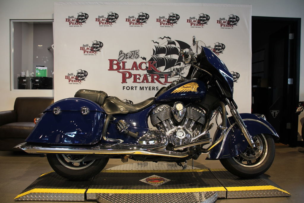2014 Indian Chieftain , Springfield Blue, 49St BASE in Fort Myers, FL