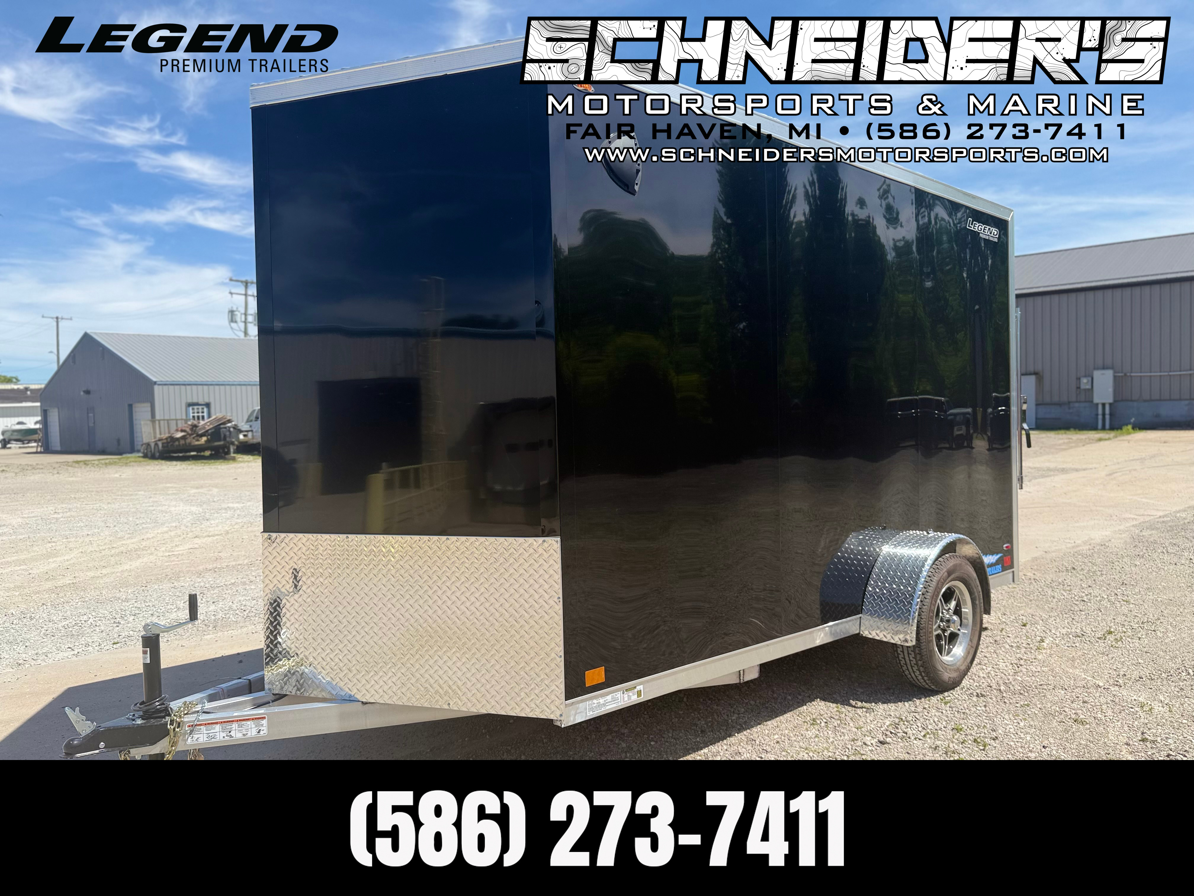 2027 Legend 7X14 Thunder V-Nose Single Axle Enclosed Cargo Trailer in Fair Haven, MI