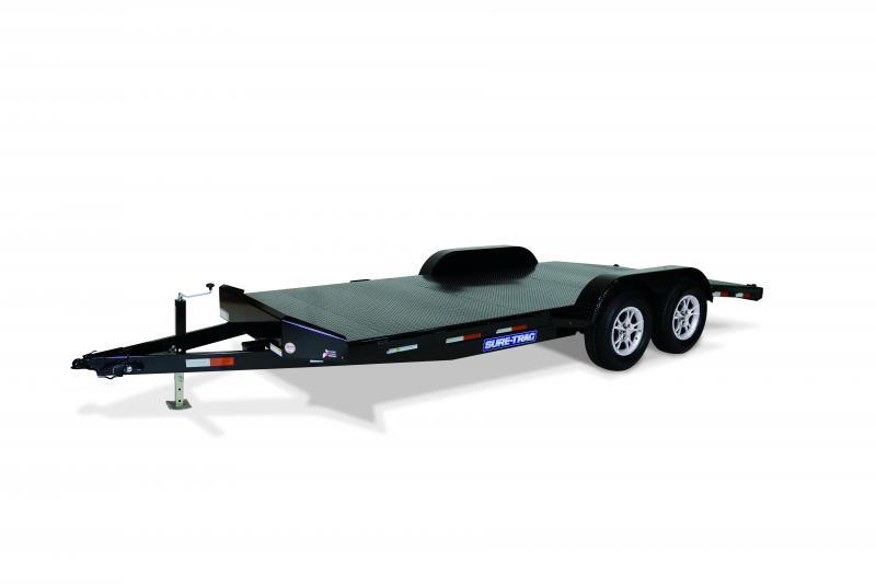 2026 Sure-Trac 7 x 18 Steel Deck Car / Racing Trailer in Saint Petersburg, FL