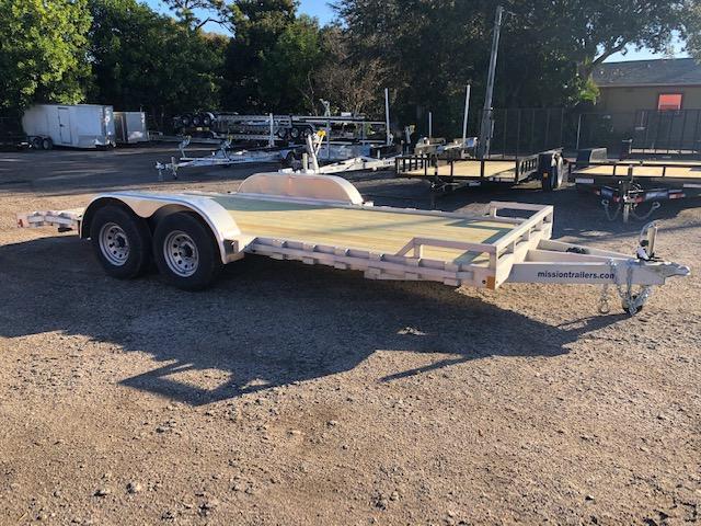 2026 Mission 7 x 18 Aluminum 10K w /wood deck Car / Racing Trailer in Saint Petersburg, FL