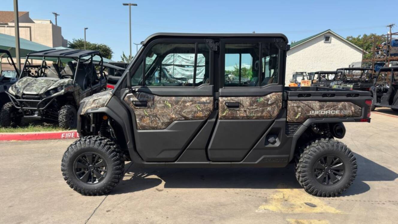 A photo of this 2026 CFMOTO UFORCE U10 XL Pro Highland Camo