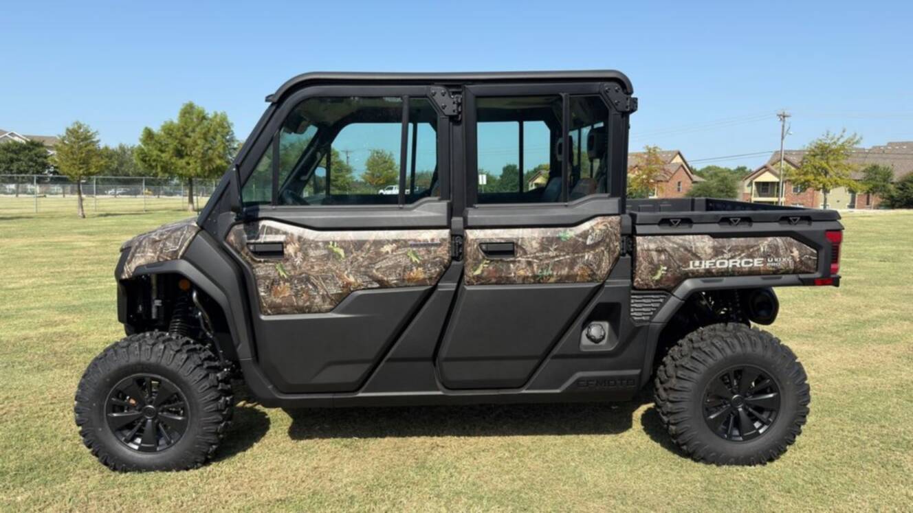 A photo of this 2026 CFMOTO UFORCE U10 XL Pro Highland Camo