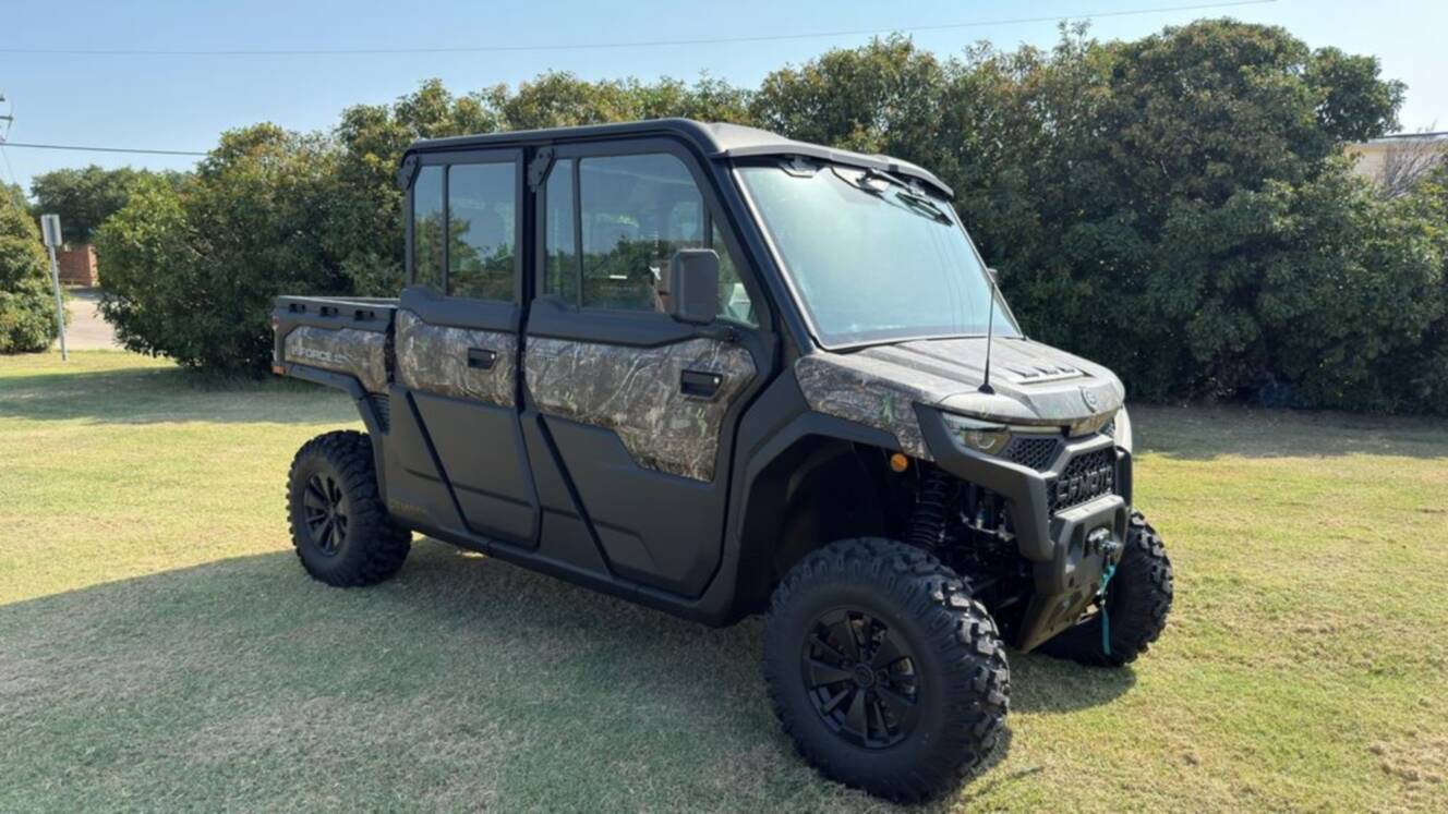 A photo of this 2026 CFMOTO UFORCE U10 XL Pro Highland Camo
