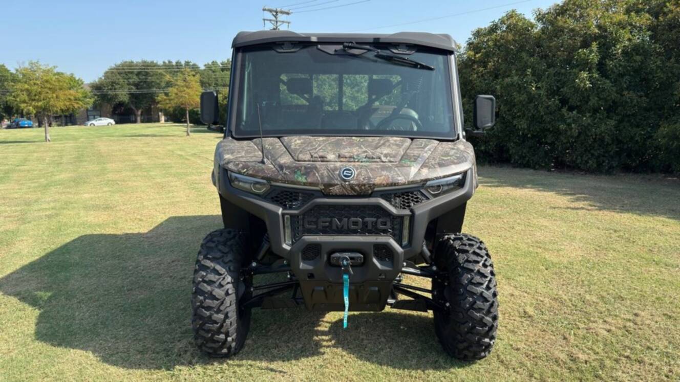 A photo of this 2026 CFMOTO UFORCE U10 XL Pro Highland Camo