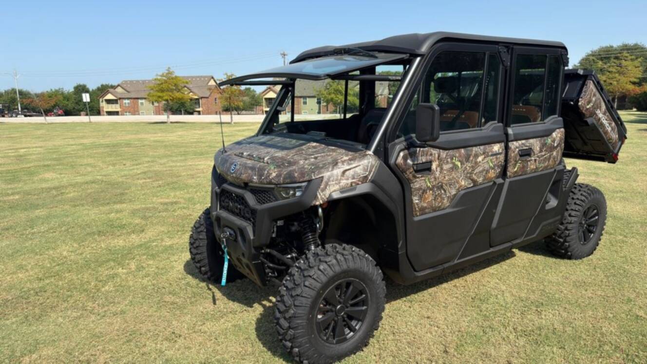 A photo of this 2026 CFMOTO UFORCE U10 XL Pro Highland Camo