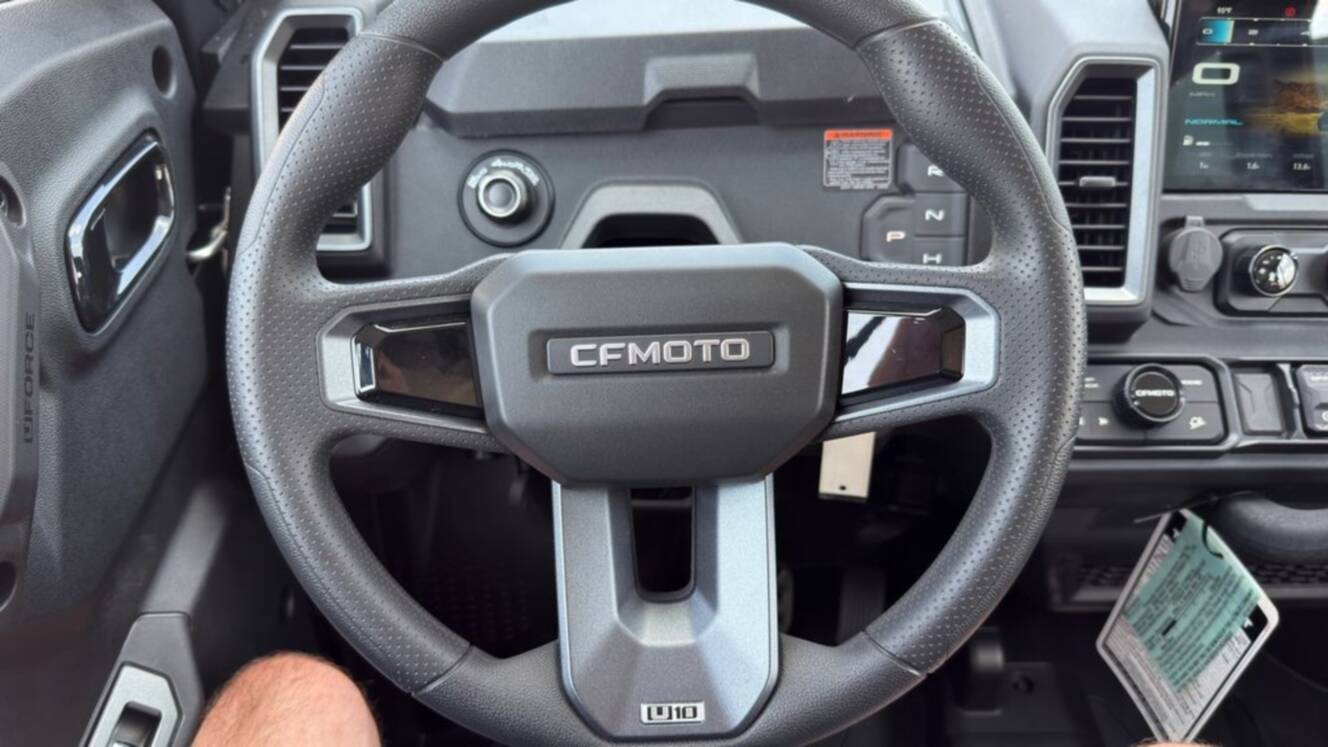 A photo of this 2026 CFMOTO UFORCE U10 XL Pro Highland Camo