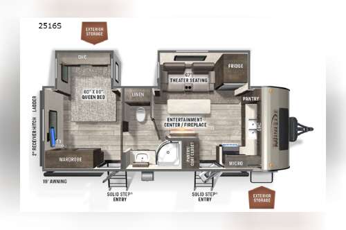 2022 Forest River Rv Rockwood Mini Lite 2516S in edinburgh IN