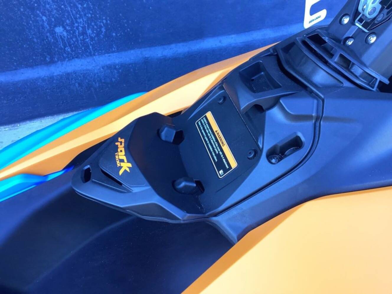 A photo of this 2026 Sea-Doo Spark Trixx for 3 Rotax® 900 ACE - 90 iBR and Aud