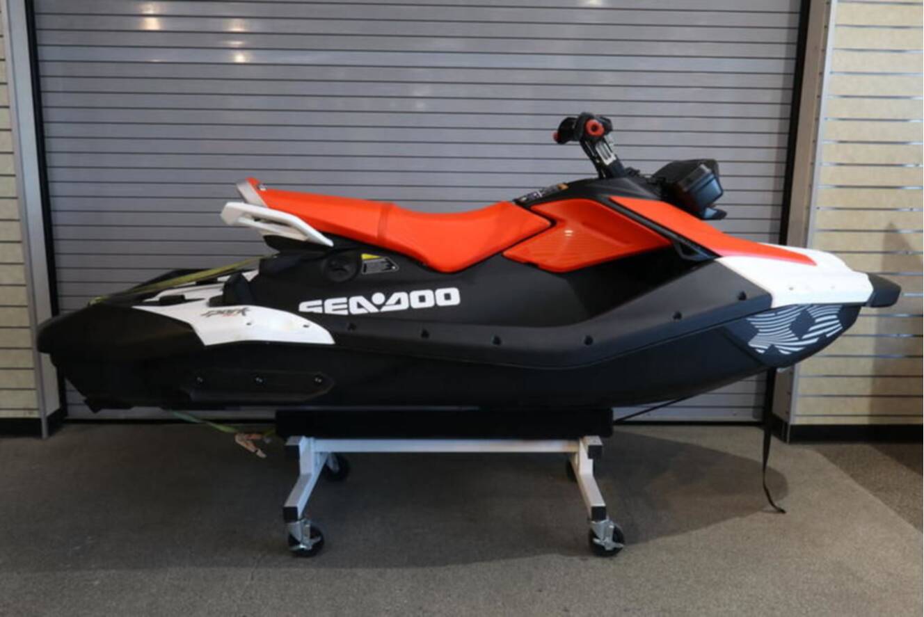 A photo of this 2026 Sea-Doo Spark Trixx for 3 Rotax® 900 ACE - 90 iBR and Aud