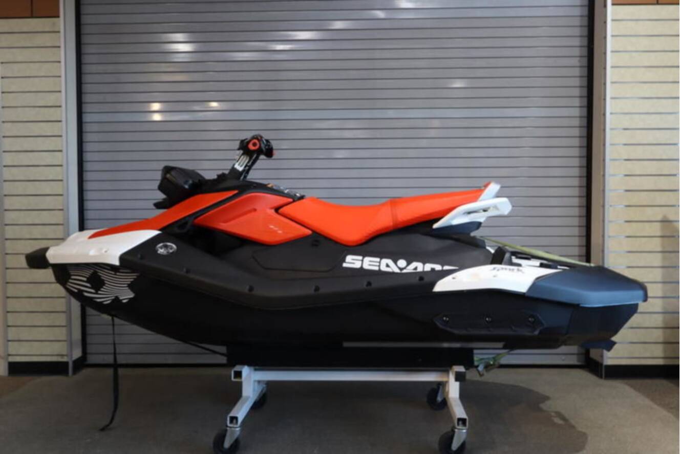 A photo of this 2026 Sea-Doo Spark Trixx for 3 Rotax® 900 ACE - 90 iBR and Aud