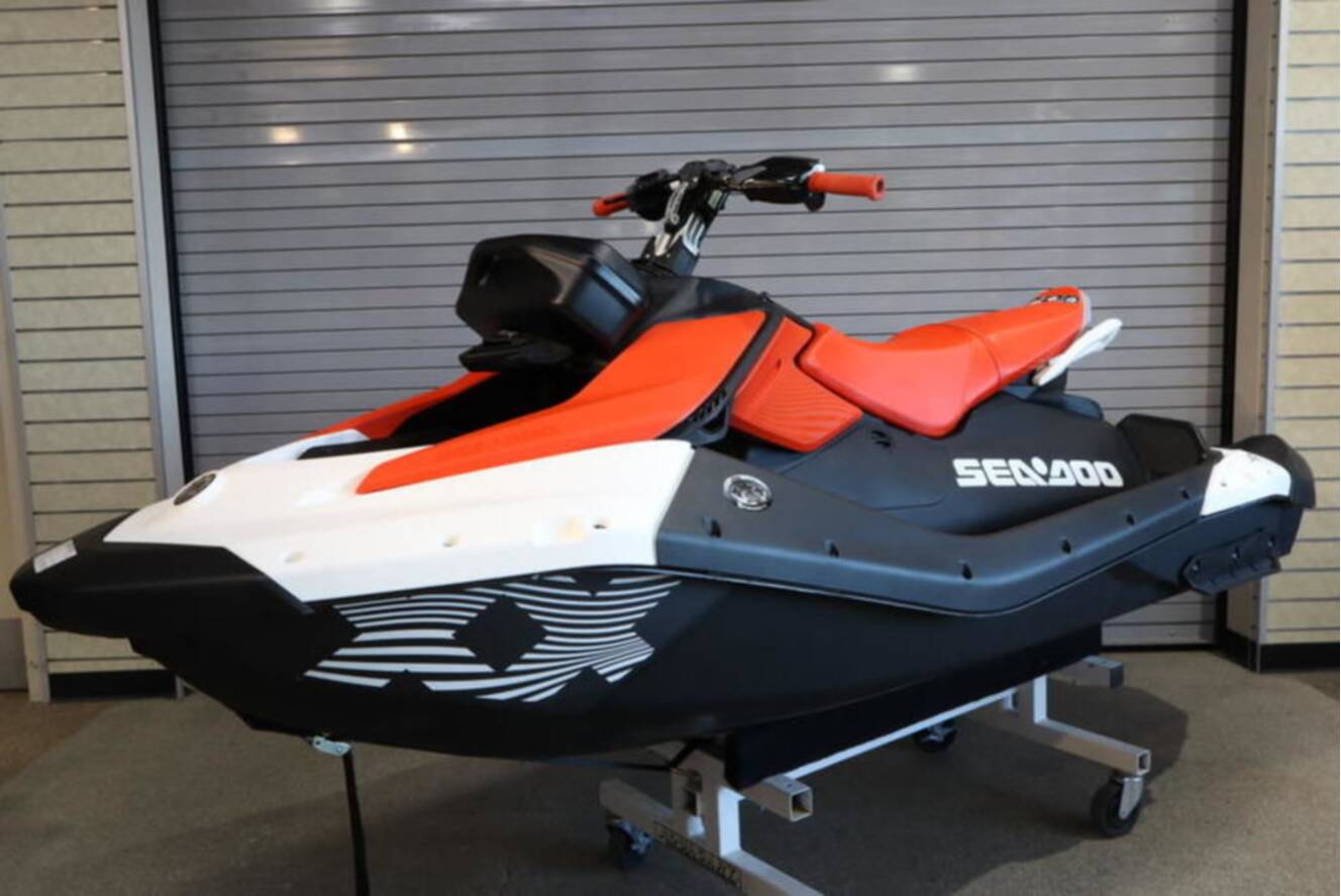 A photo of this 2026 Sea-Doo Spark Trixx for 3 Rotax® 900 ACE - 90 iBR and Aud