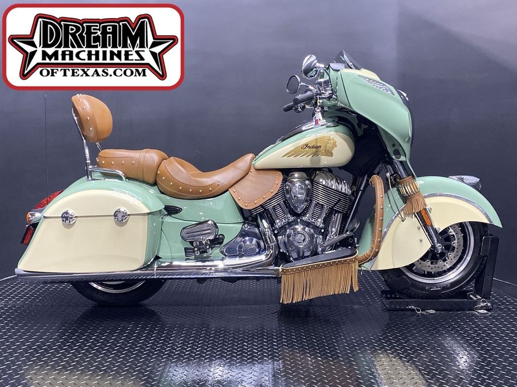 2019 Indian Motorcycle® Chieftain® Classic Icon Series Willow Green/Ivory Crea CLASSIC in Farmers Branch, TX