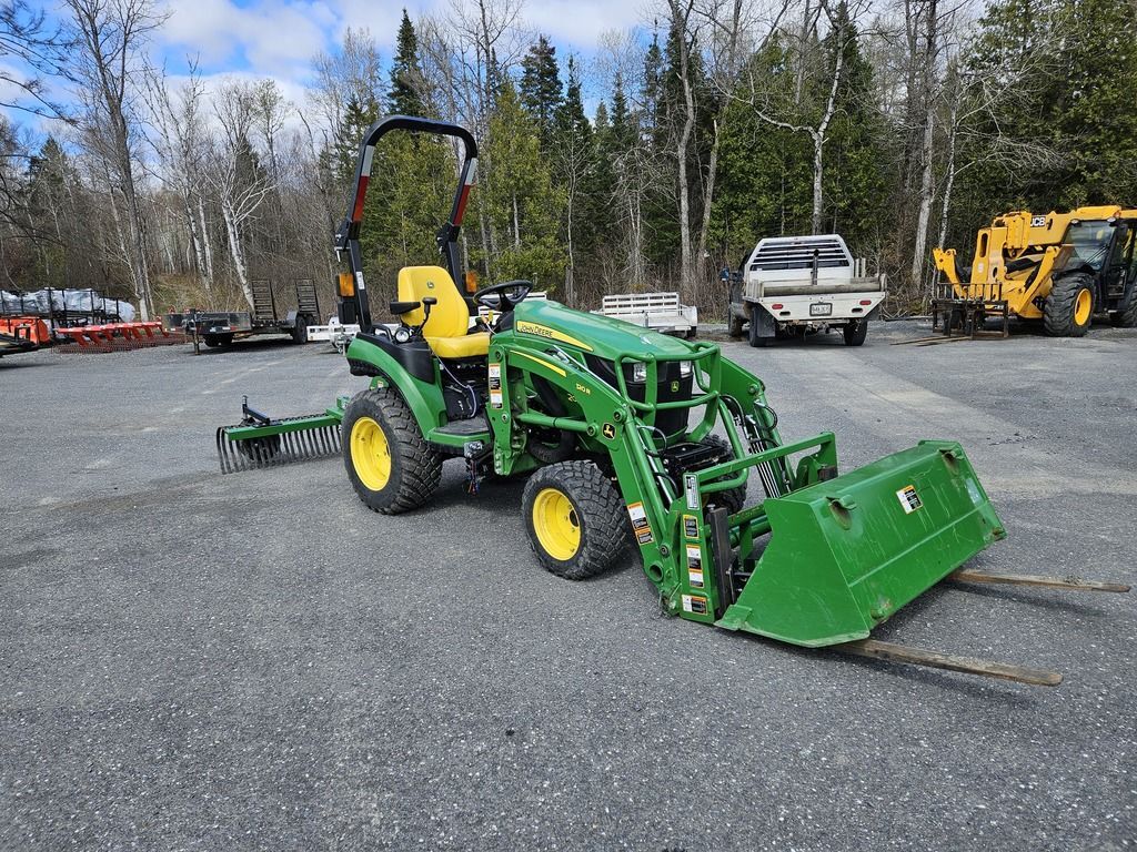 2020 John Deere 2025R 25HP Open Station Tractor with Implements in Orono, ME