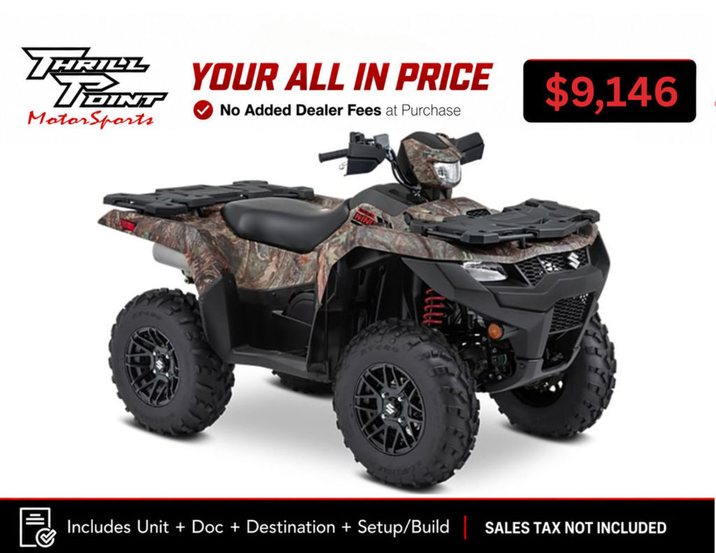 2025 Suzuki KingQuad 750AXi Power Steering SE Camo in medina OH
