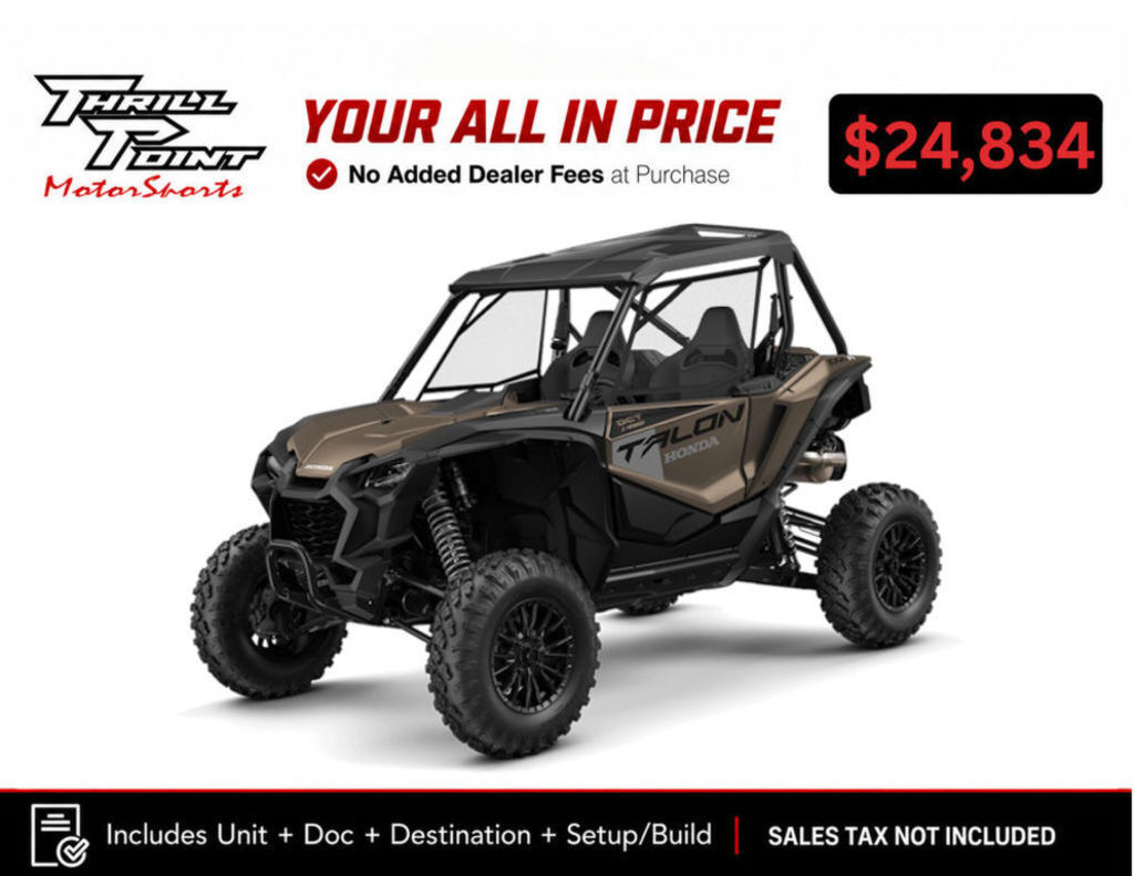 2026 Honda® Talon 1000R FOX Live Valve in medina OH