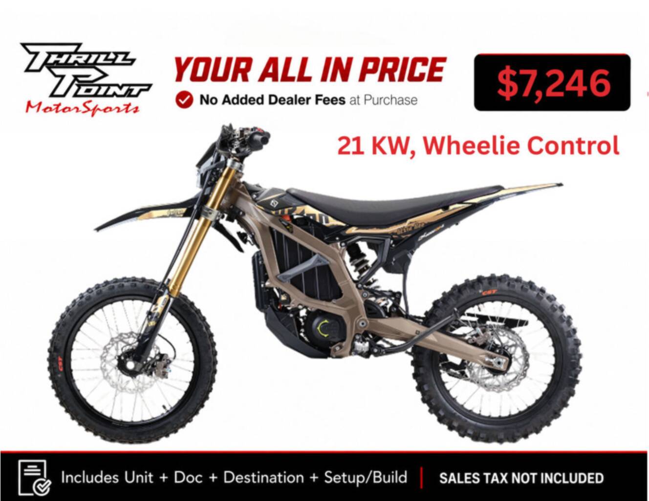 A photo of this 2025 Sur-Ron Ultra bee HP
